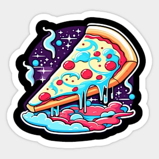 Pizza Slice Illustration Sticker